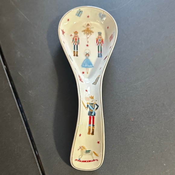 Grace teaware christmas nutcracker porcelain spoon rest - Picture 1 of 4